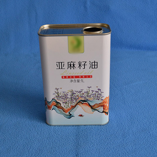 四川亚麻籽油铁罐包装