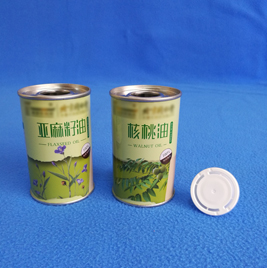 150毫升圆形核桃油小铁瓶包装规格
