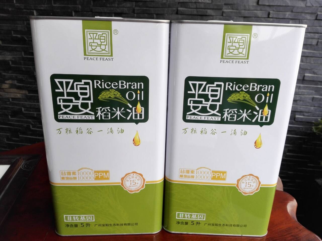 5L稻米油铁桶 稻米油印花铁罐