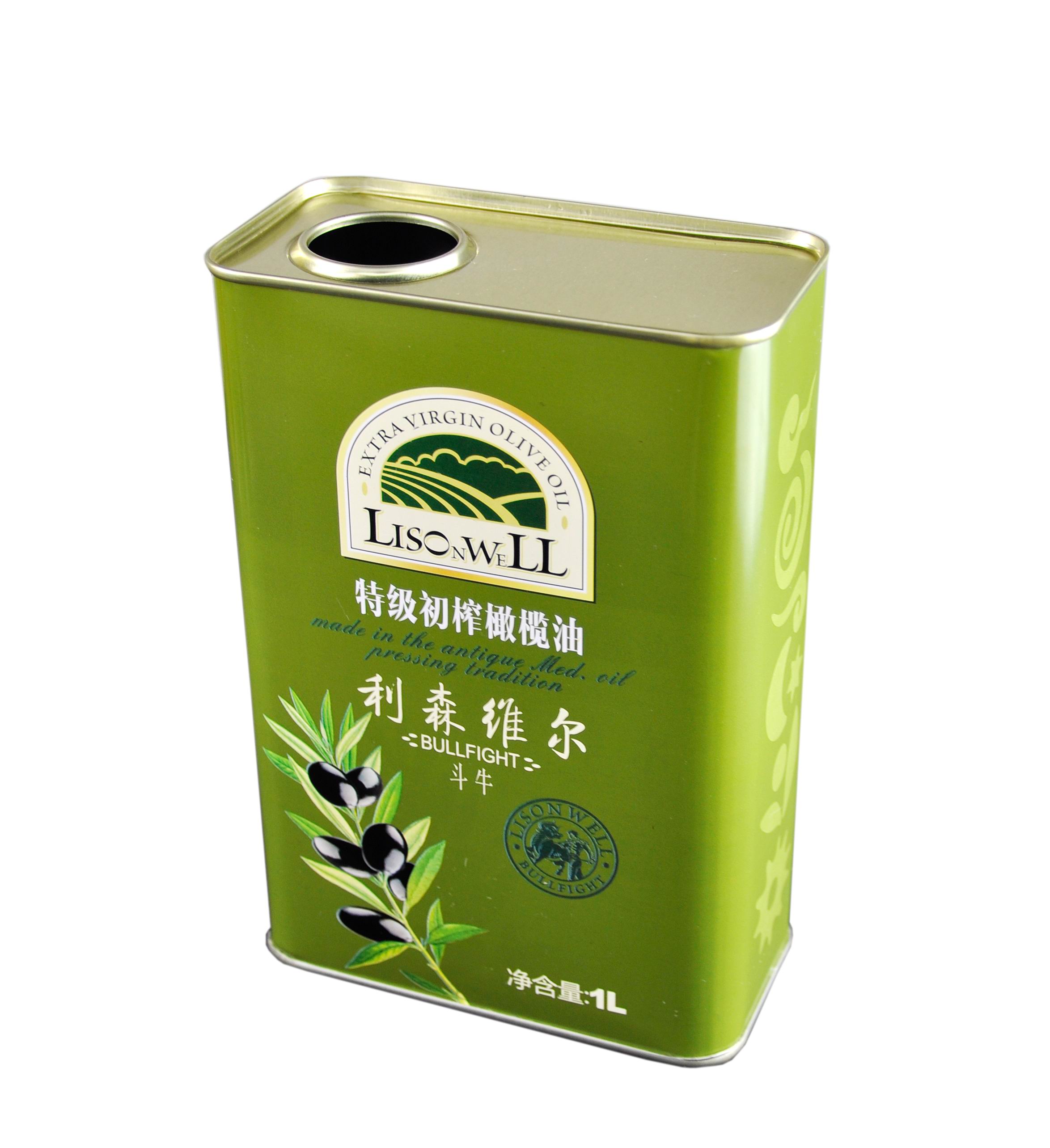 进口橄榄油铁罐 西班牙橄榄油铁桶 橄榄油铁罐厂