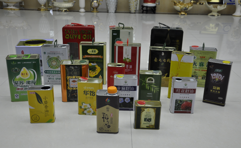 食用油小包装铁桶 食用油印花铁罐 食用油包装容器